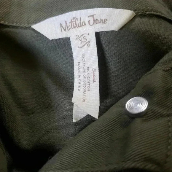 Matilda Jane Olive Boho Moments with You Letterman Jacket - Picture 12 of 12